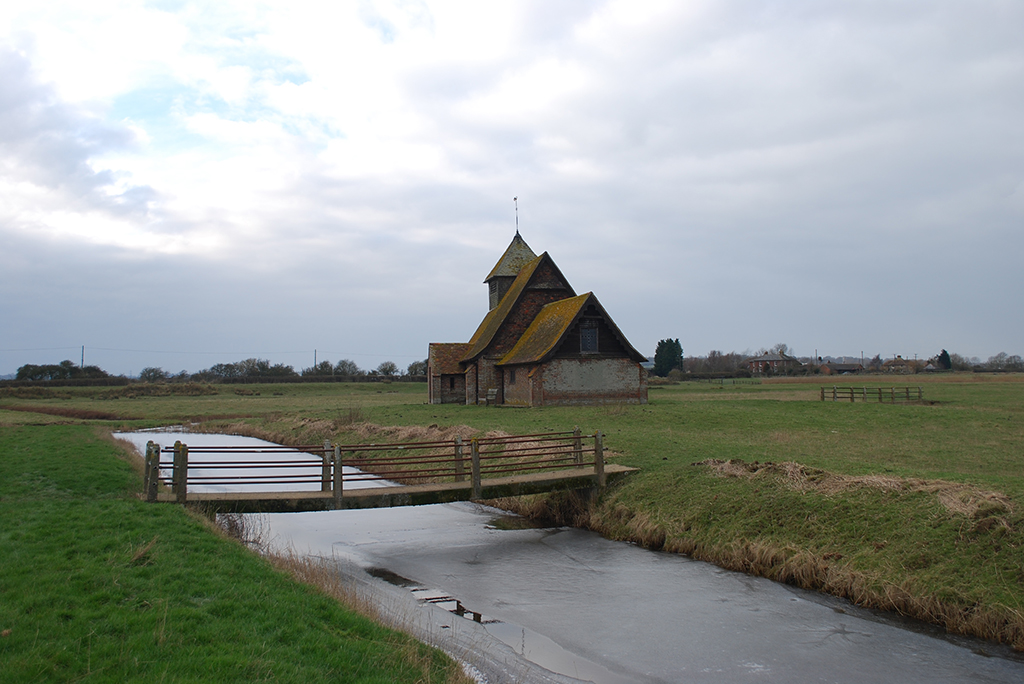St Thomas a Becket Church, Fairfield by Barry Marsh